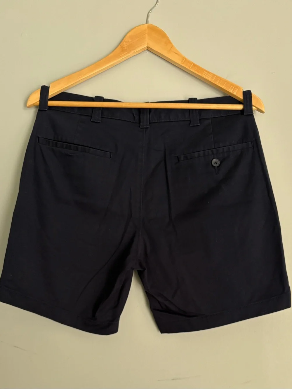 J. Crew Navy Cotton Bermuda Shorts